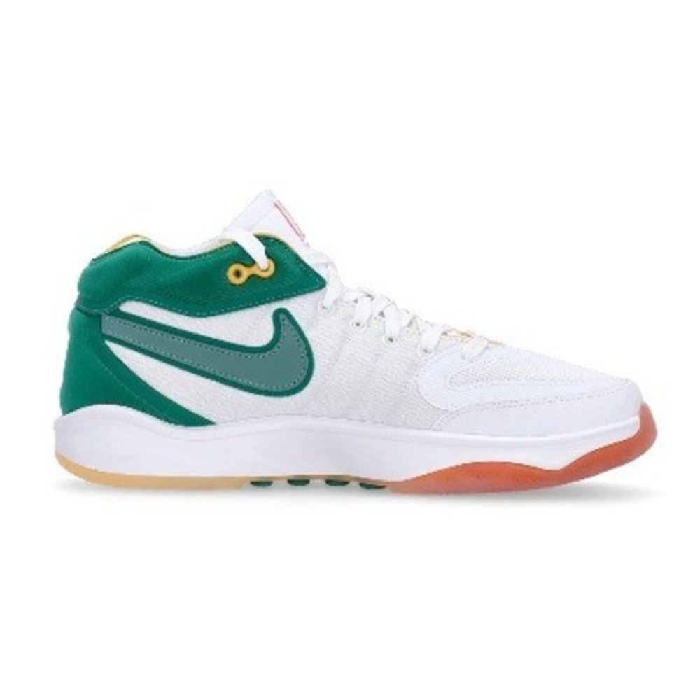 NIKE NBA Men's Basketball Shoe Air Zoom G.T. Hustle 2 White/vintage Green 10.5M